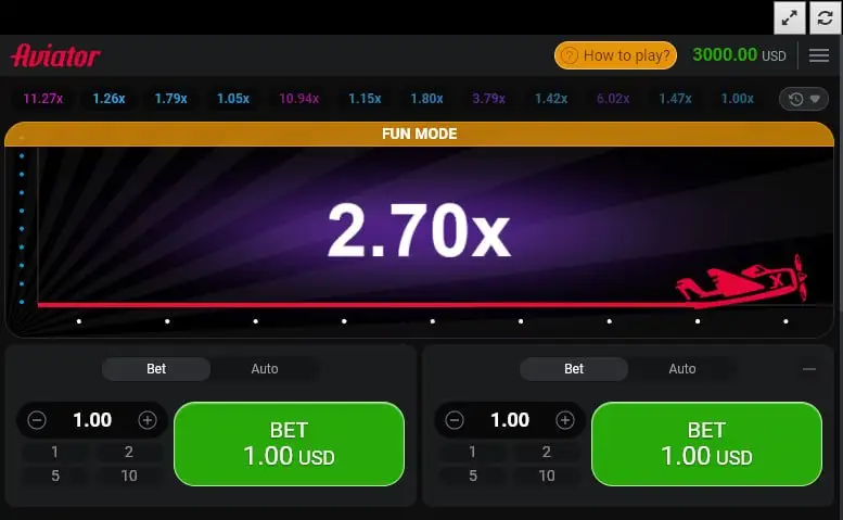 Игра Aviator